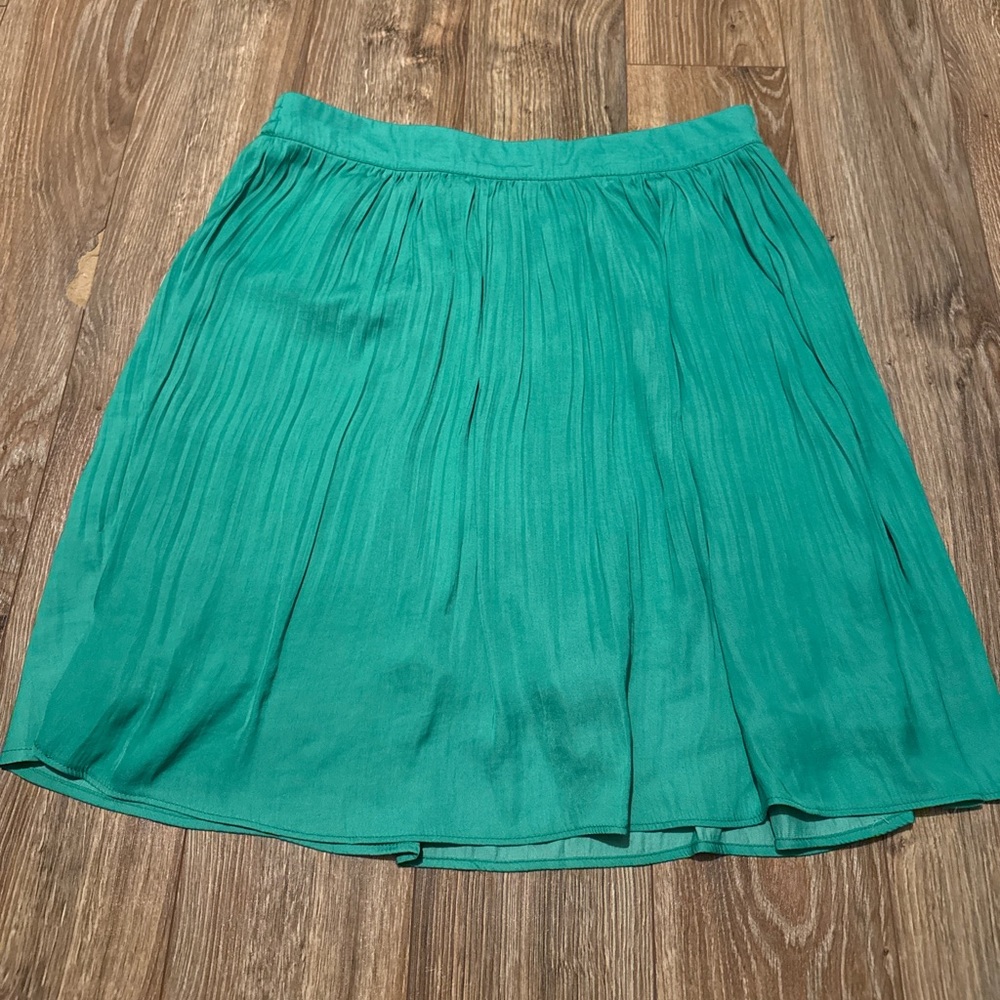 Rachel Zoe Women’s Pleated Green Skirt